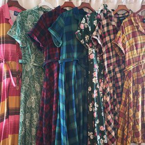 Collectif Caterina swing dress pineapple tropical size 16